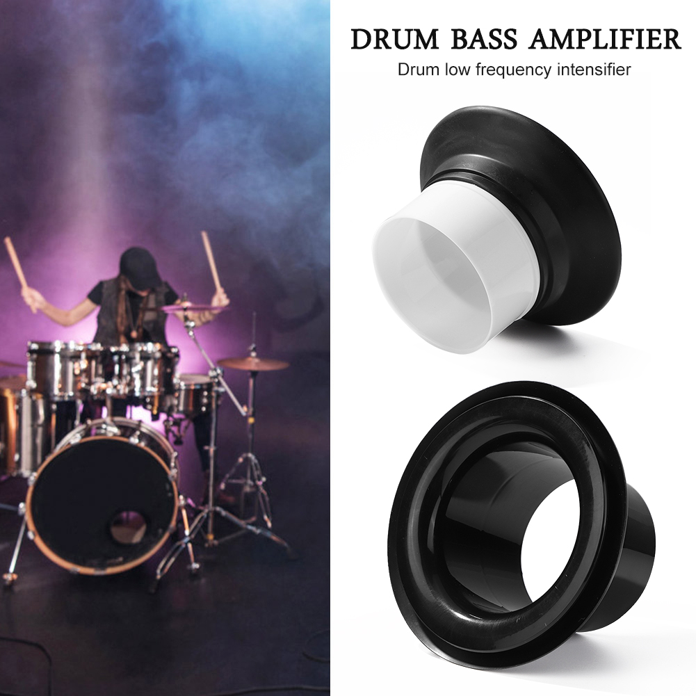 Musical Instrument Amplifier - Drum Bottom Microphone Loudspeaker with Ring