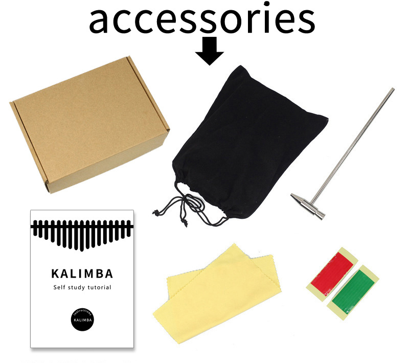 Colorful 21 Key Kalimba Kids C - Musical Instrument Of Keyboard review and price