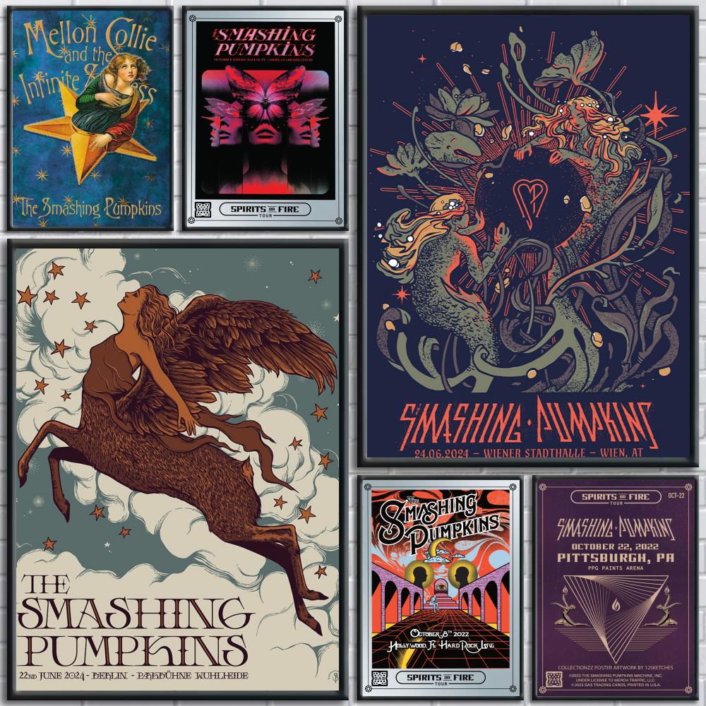 Rock band The S-Smashing Pumpk - Musical Instrument Poster review and price