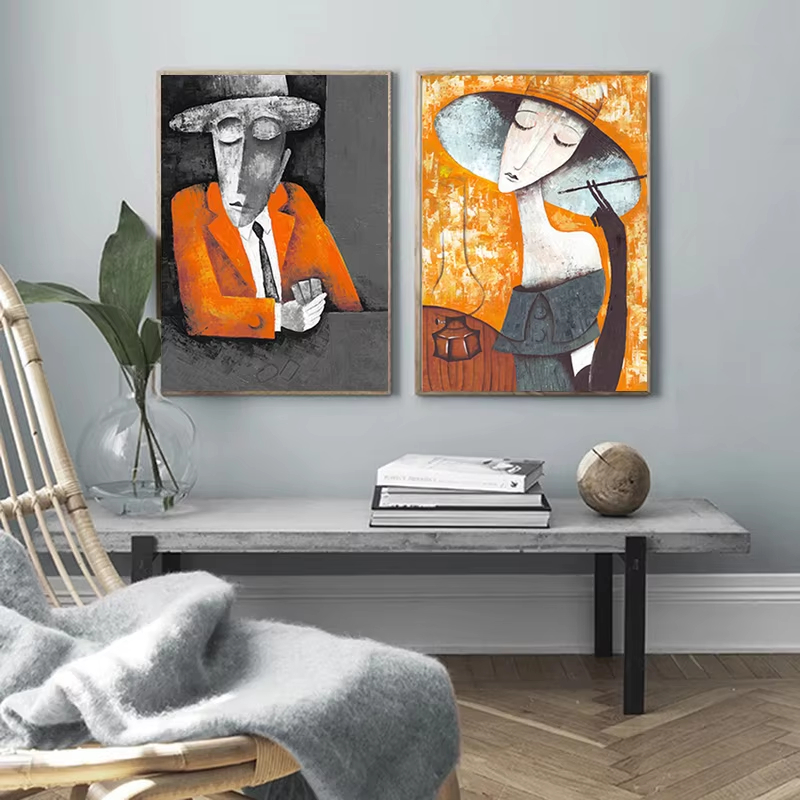 Abstract Picasso Artwork Man P - Picture Of Musical Instrument review and price