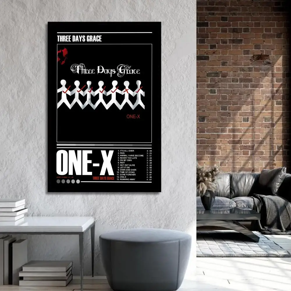 Rock band T-three days G-grace - Musical Instrument Poster review and price