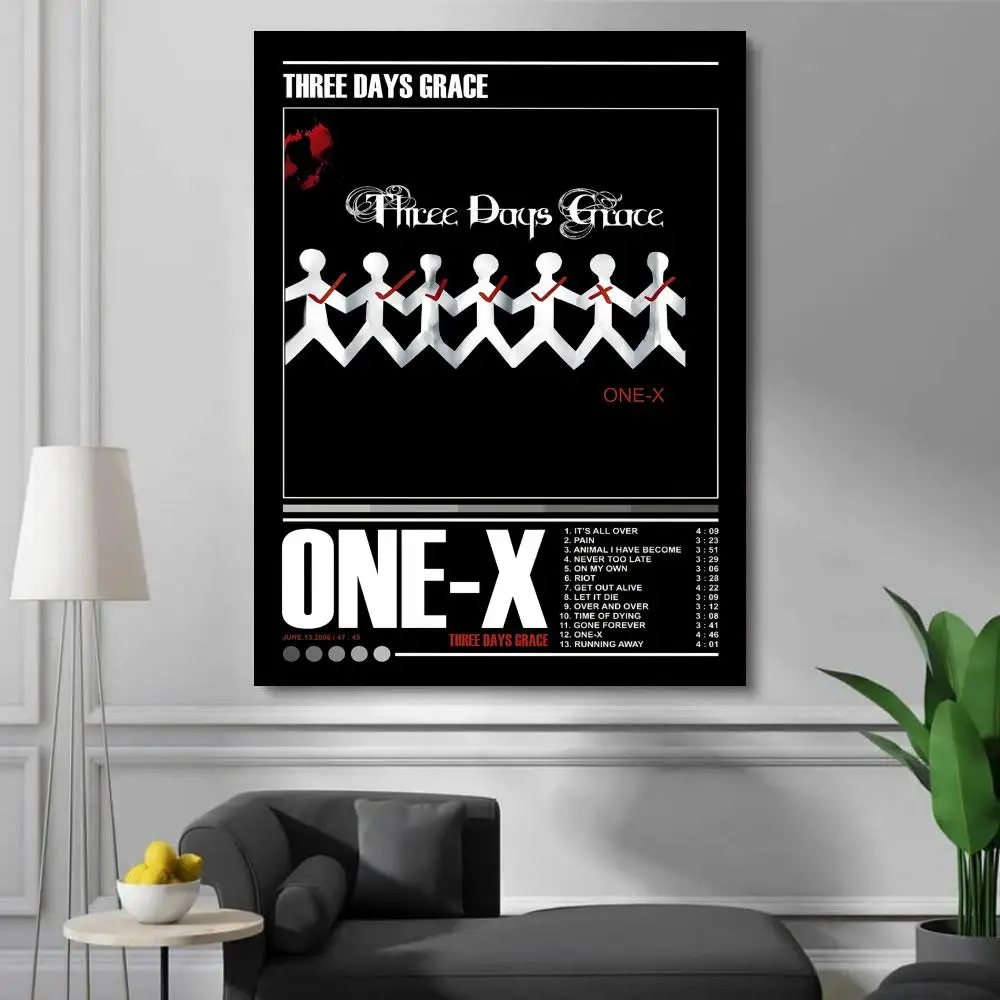 Rock band T-three days G-grace - Musical Instrument Poster review and price