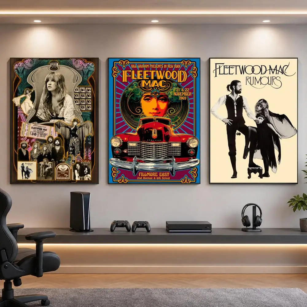 Band F-Fleetwood Mac Classic R - Musical Instrument Poster review and price