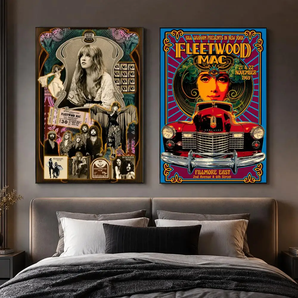 Band F-Fleetwood Mac Classic R - Musical Instrument Poster review and price