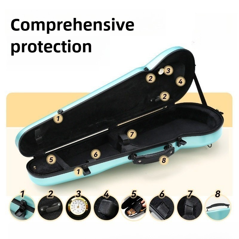 Carbon Fiber Violin Case Anti  - Musical Instrument Sounds review and price