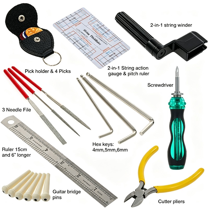 22pcs Guitar Repair Tool Set M - Musical Instrument Repairs review and price