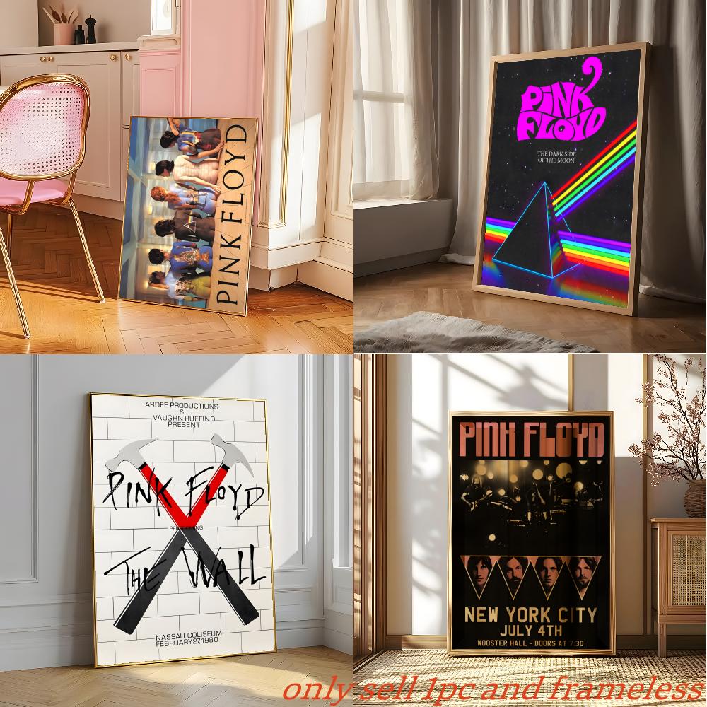 Famous Classic Rock Band Pink  - Musical Instrument Poster review and price