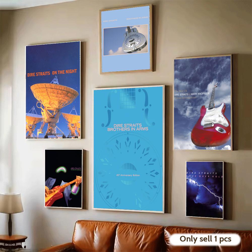 D-Dire S-Straits Rock Band Pos - Musical Instrument Poster review and price