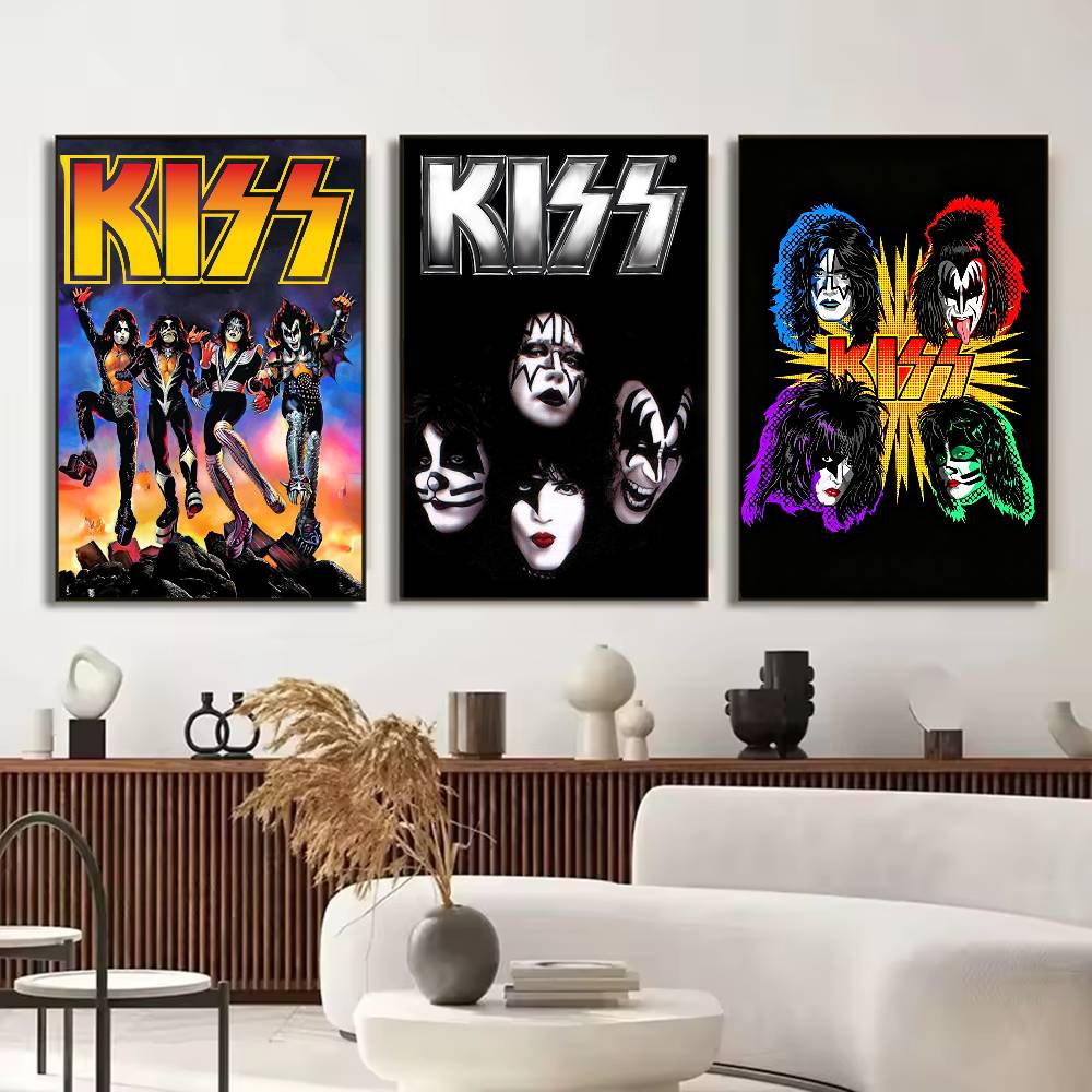 Band Rock Kiss Poster Versatil - Musical Instrument Poster review and price