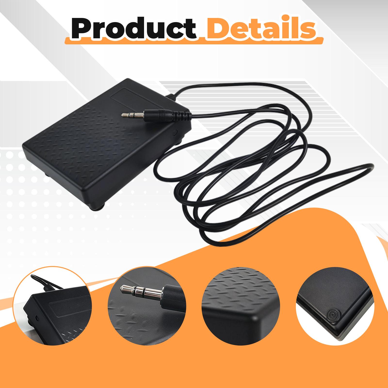 Compact 3.5mm Plug Sustain Ped - Musical Instrument Of Keyboard review and price