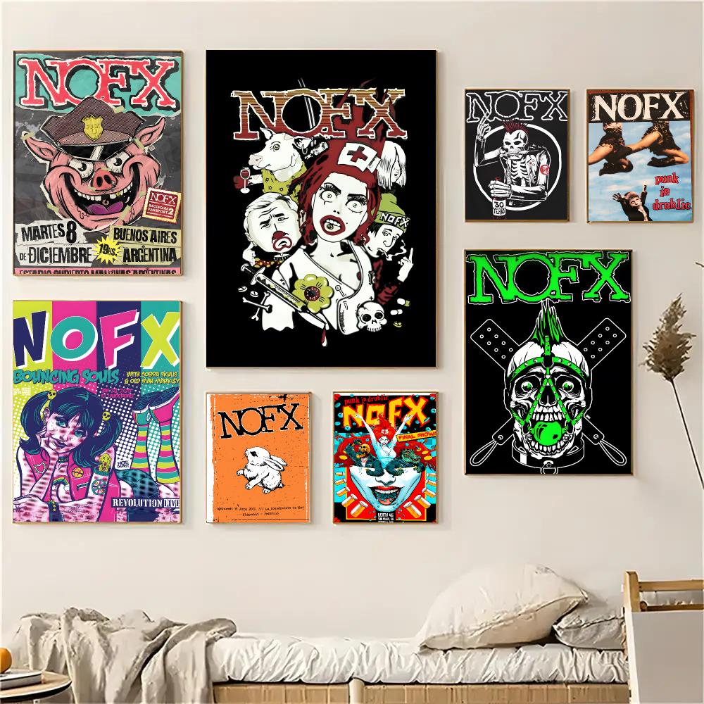 NOFX Band Punk Rock Poster Sel - Musical Instrument Poster review and price