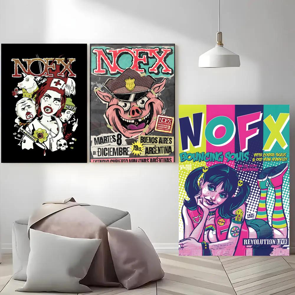 NOFX Band Punk Rock Poster Sel - Musical Instrument Poster review and price