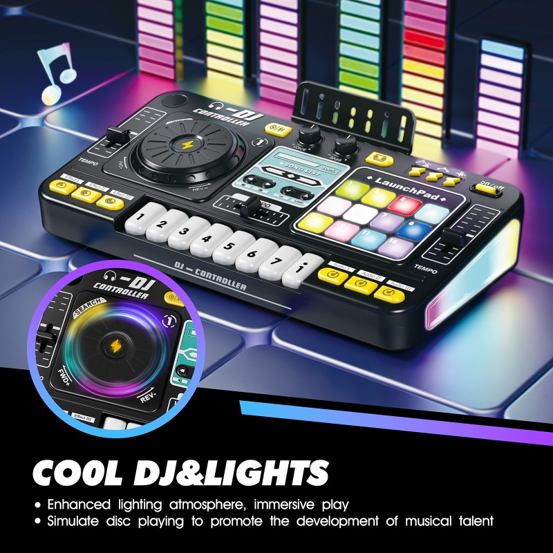 DJ Mixing Toys for Children Mu - Musical Instrument Of Keyboard review and price