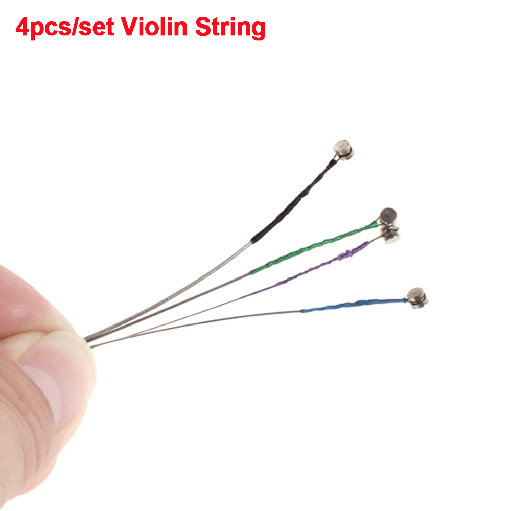 4pcs/set Violin Strings E-A-D- - Violin Musical Instrument review and price