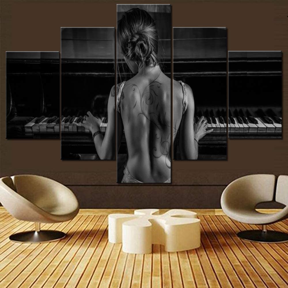 Unframed 5Pcs Musical Instrume - Picture Of Musical Instrument review and price