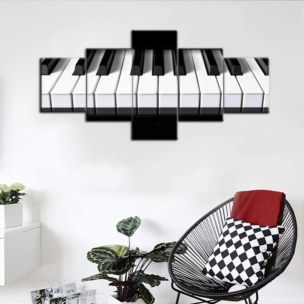 Unframed 5Pcs Musical Instrume - Picture Of Musical Instrument review and price