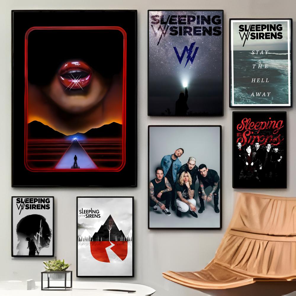 Casual Emo Rock Band S-Sleepin - Musical Instrument Poster review and price