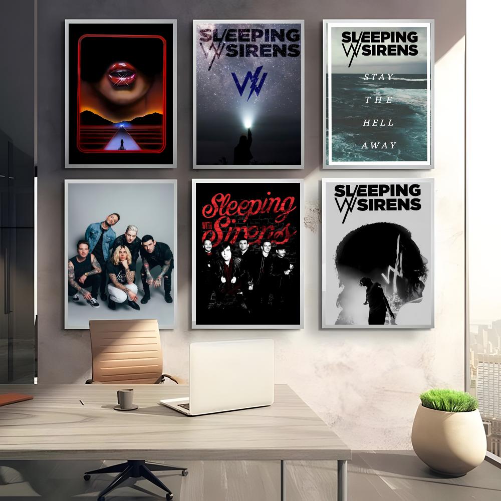 Casual Emo Rock Band S-Sleepin - Musical Instrument Poster review and price