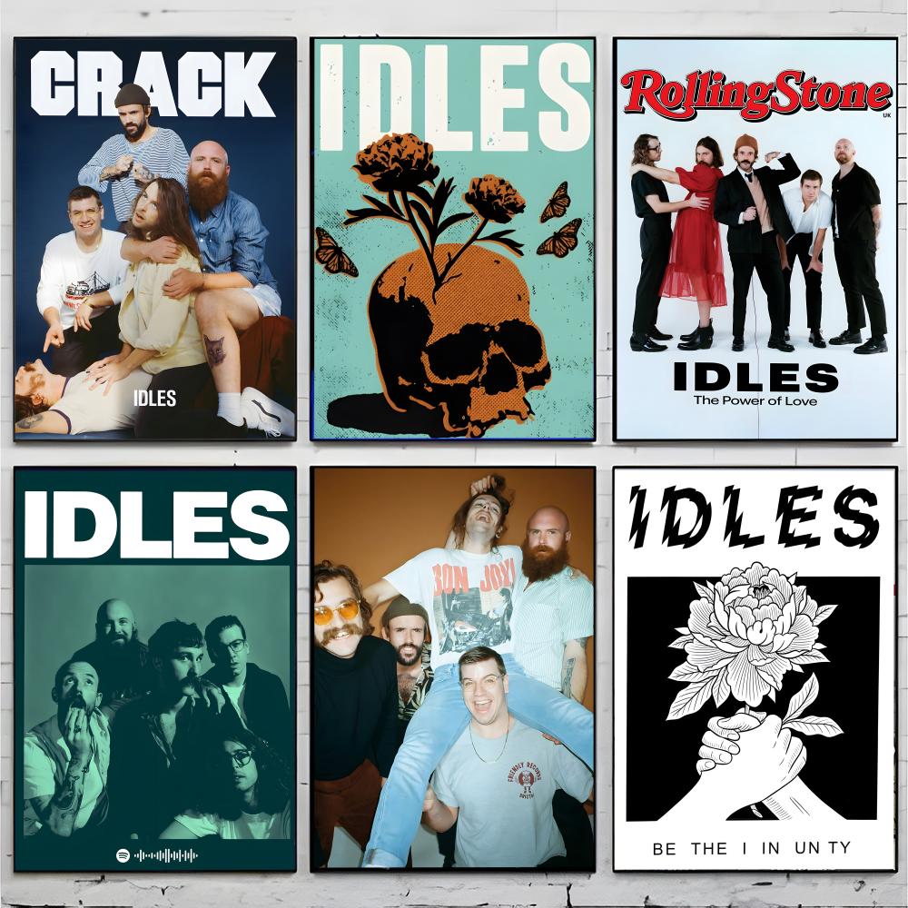 punk rock band poster I-IDLES  - Musical Instrument Poster review and price