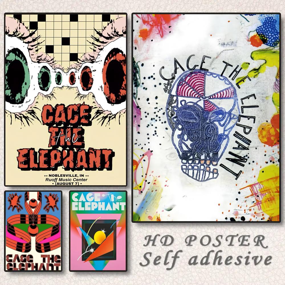 Pop Rock Band Cage The Elephan - Musical Instrument Poster review and price