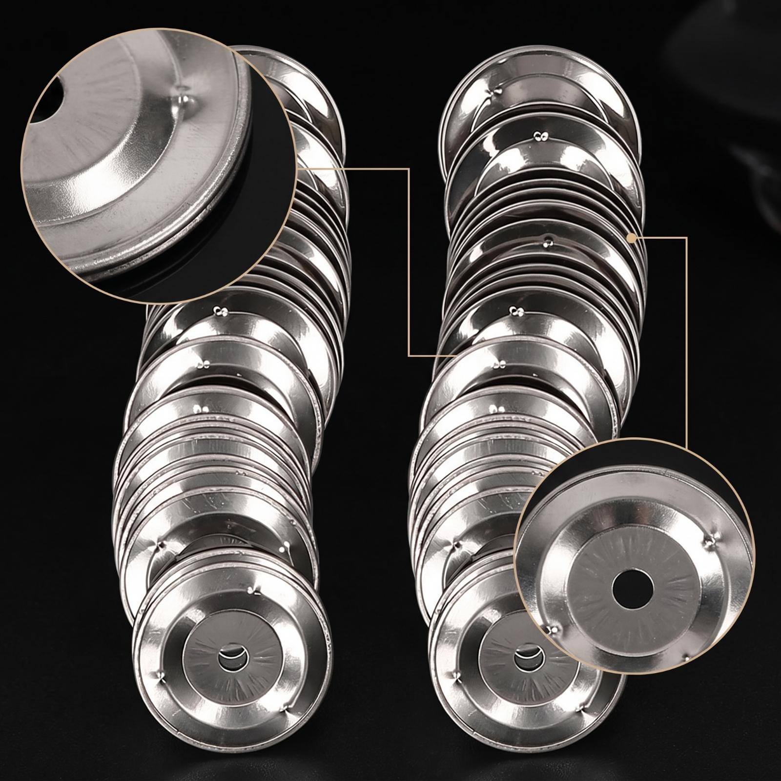 50pcs Steel Tambourine Bells R - Musical Instrument Repairs review and price
