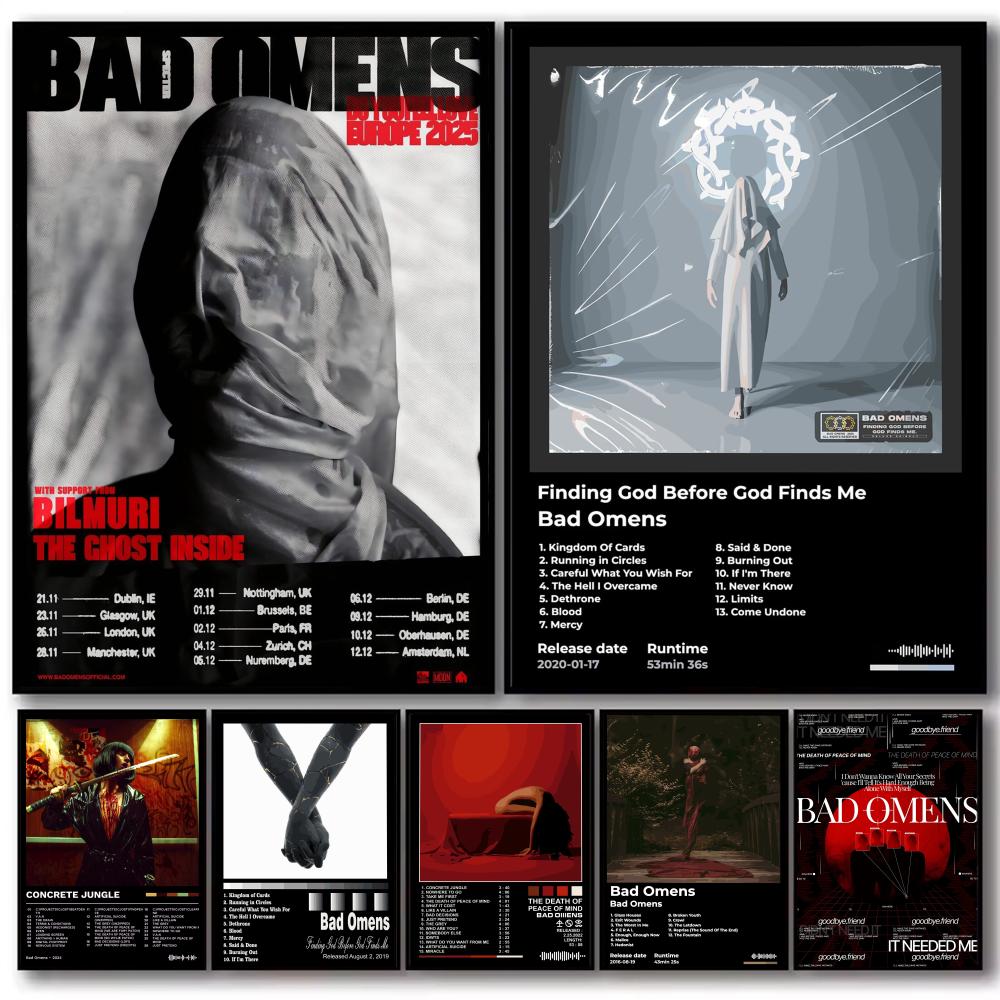 Rock Band Album B-Bad Omens Po - Musical Instrument Poster review and price