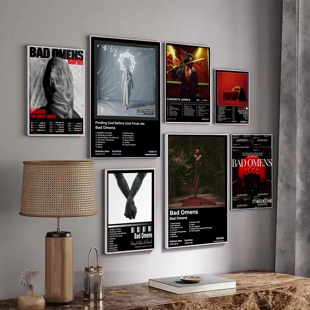 Rock Band Album B-Bad Omens Po - Musical Instrument Poster review and price