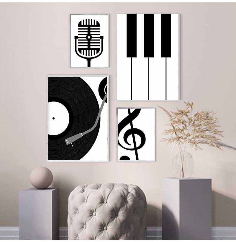 Minimalist Instrument Posters  - Picture Of Musical Instrument review and price