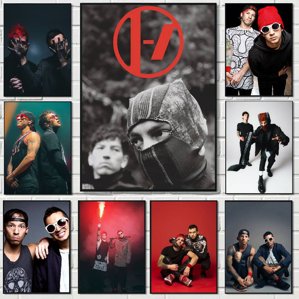 Rock Band Twenty One Pilots Ca - Musical Instrument Poster review and price