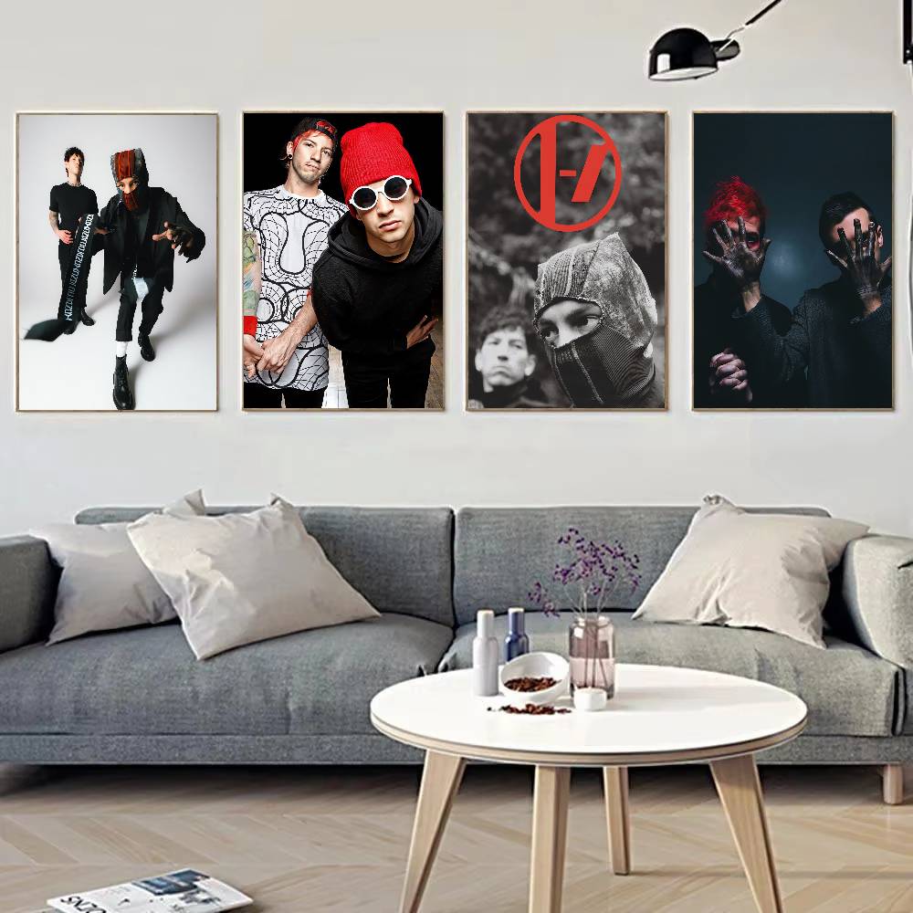 Rock Band Twenty One Pilots Ca - Musical Instrument Poster review and price