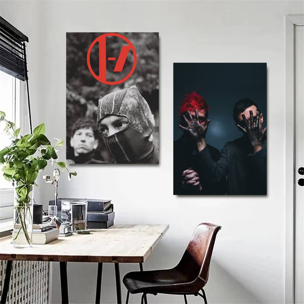 Rock Band Twenty One Pilots Ca - Musical Instrument Poster review and price