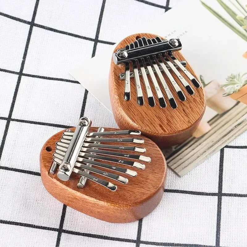 1Pcs Wood Mini Thumb Piano Mus - Musical Instrument Sounds review and price