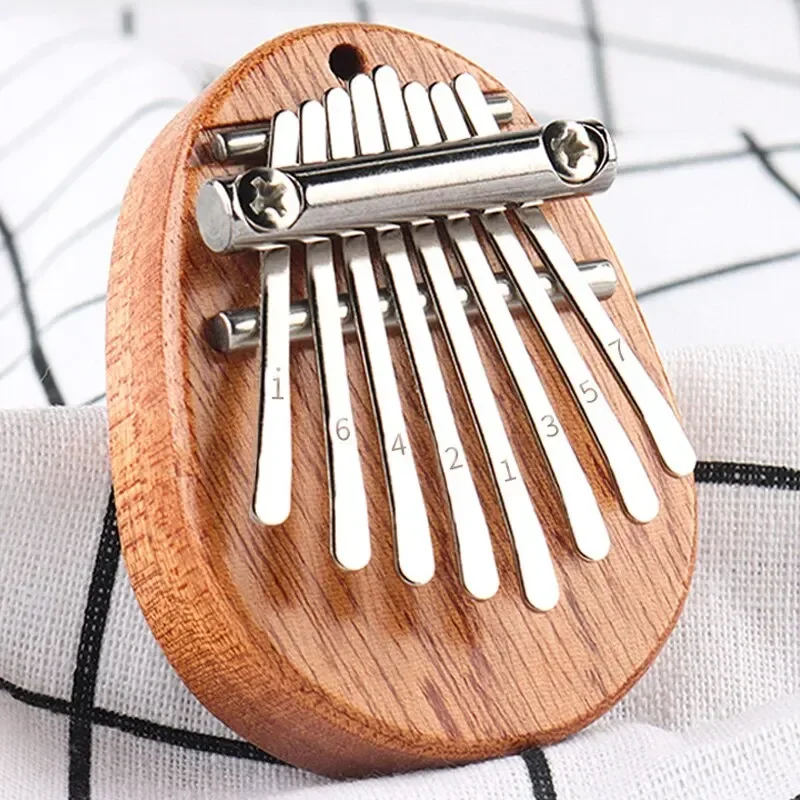 1Pcs Wood Mini Thumb Piano Mus - Musical Instrument Sounds review and price