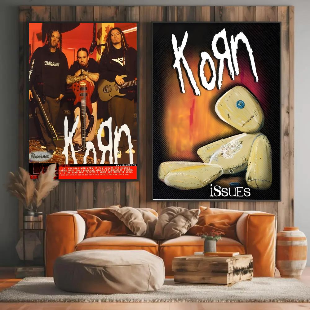 Rock Band KKK-Korn Poster Self - Musical Instrument Poster review and price