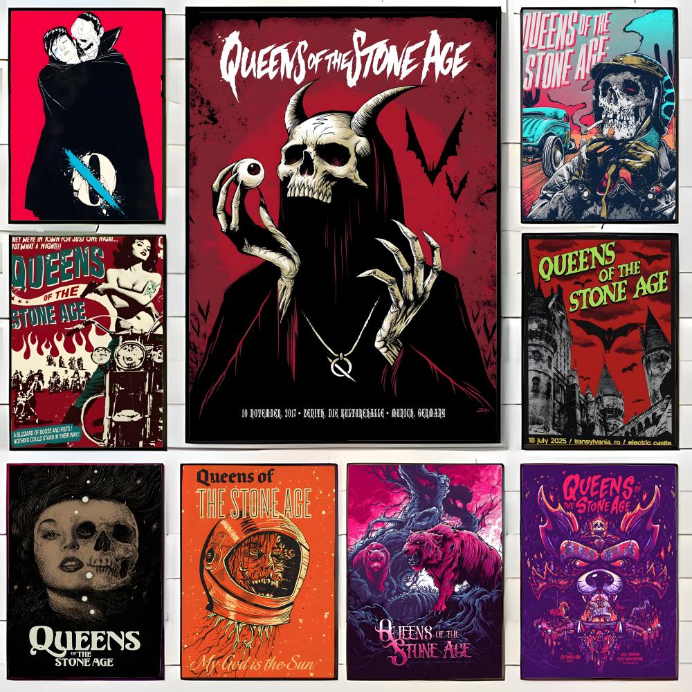 stoner rock band Q-Queens Of T - Musical Instrument Poster review and price