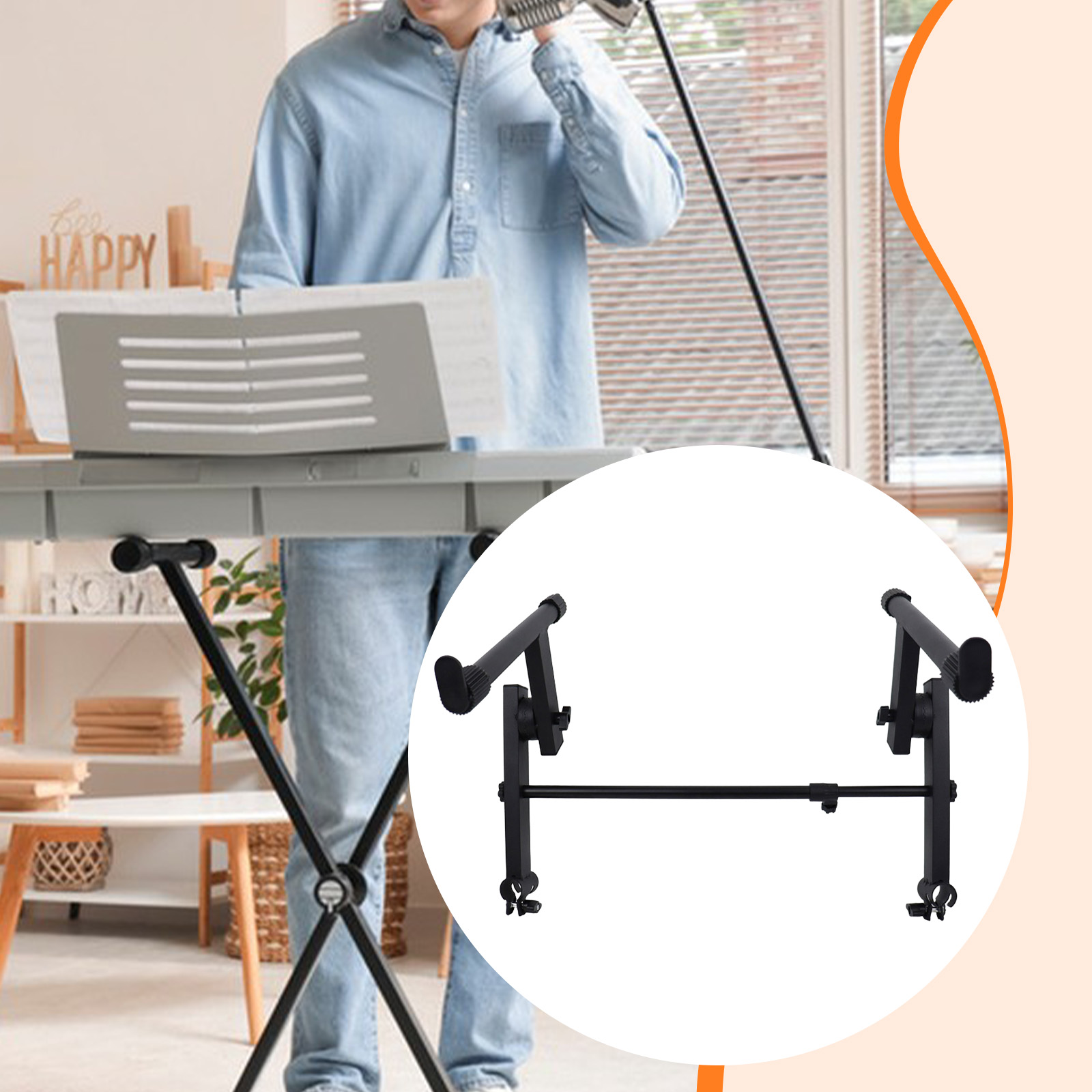Metal Electric Piano Rack 2 Ti - Musical Instrument Of Keyboard review and price