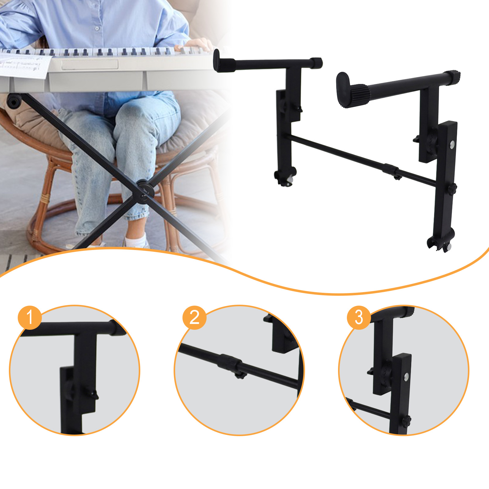 Metal Electric Piano Rack 2 Ti - Musical Instrument Of Keyboard review and price