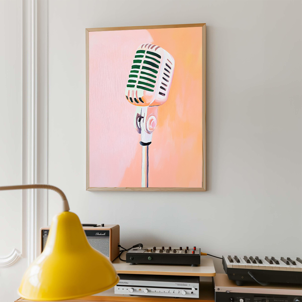 Retro Musical Art Poster Recor - Picture Of Musical Instrument review and price