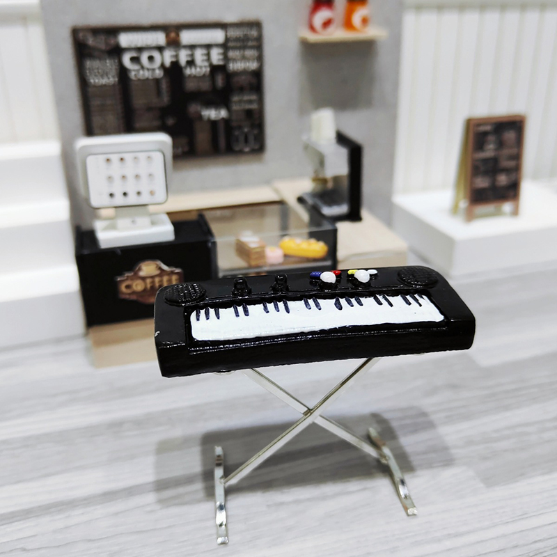1:12 Dollhouse Miniature Elect - Musical Instrument Of Keyboard review and price